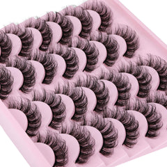 TNFVLONEINS wispy false eyelashes 16mm enhance eyes with a natural, salon-like effect.