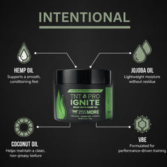 TNT Pro Ignite Sweat Cream warming sensation on skin during workout sessions.