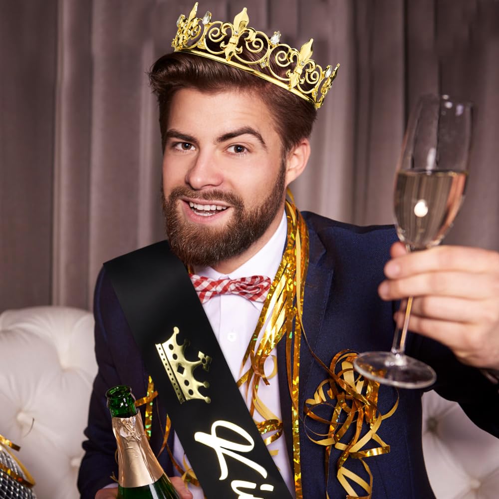 TOBATOBA party decor set featuring crowns and sashes