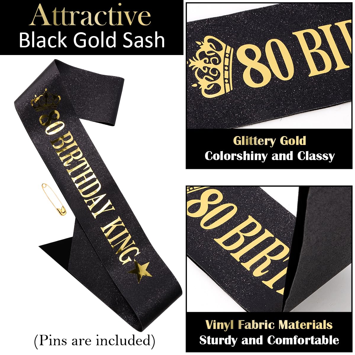 TOBATOBA 63-inch sash length offers flexible wrapping and wear