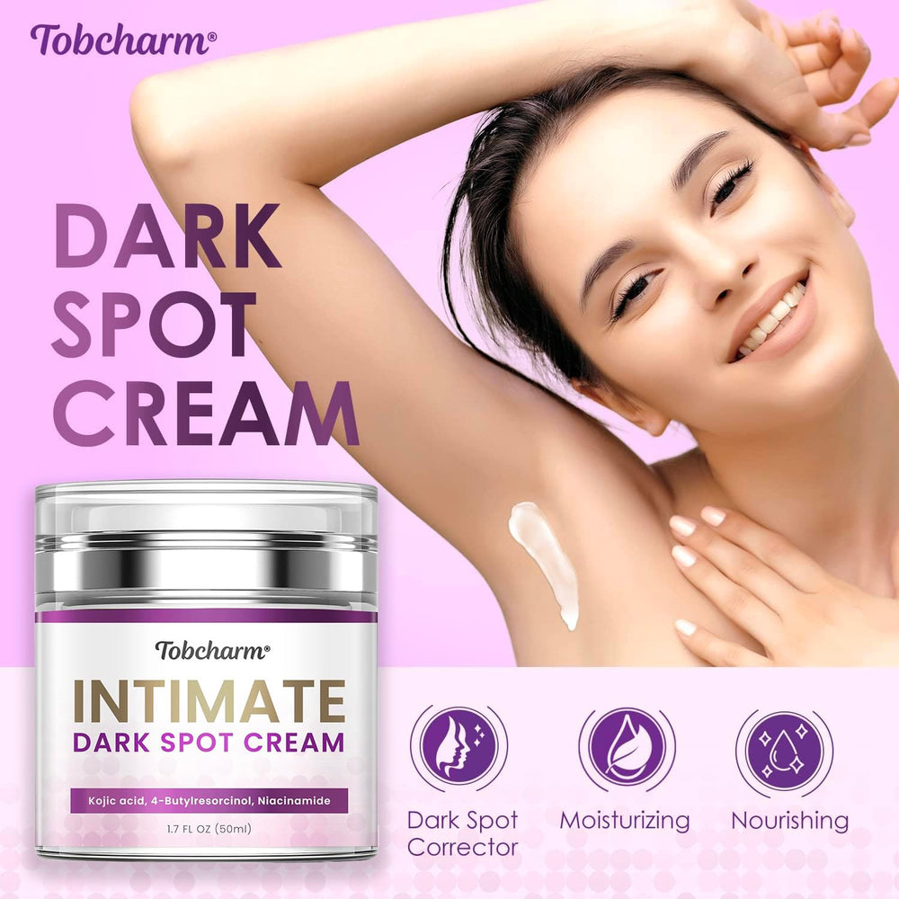 Tobcharm Skin Bleaching Cream on bikini line with subtle brightening