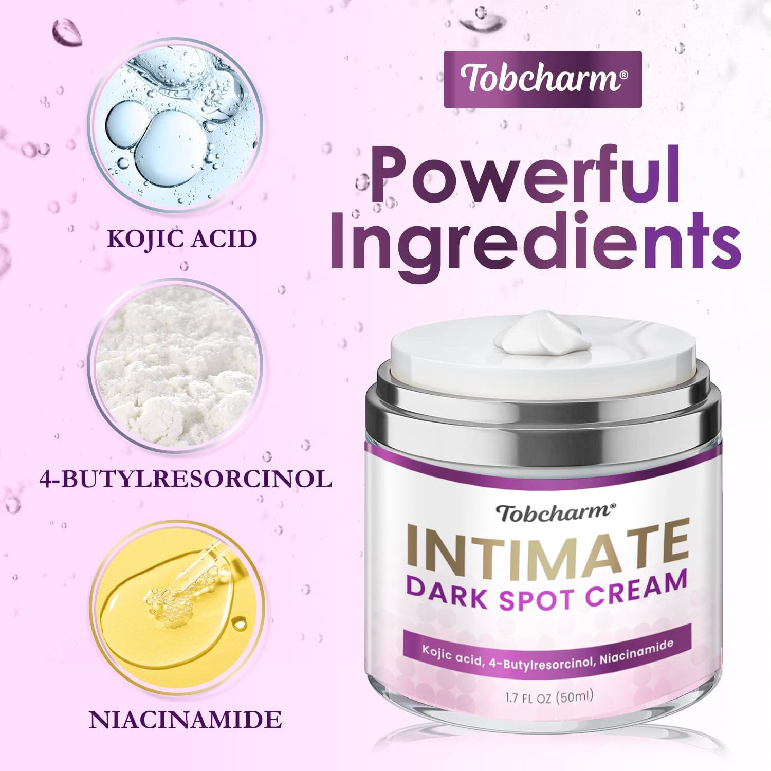 Tobcharm Skin Bleaching Cream for sensitive skin with gentle care