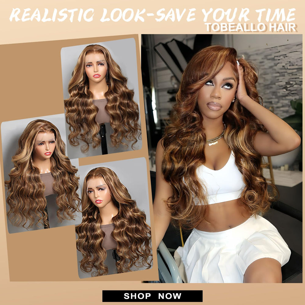 Tobeallo glueless wig cap with adjustable band ensures comfortable wear