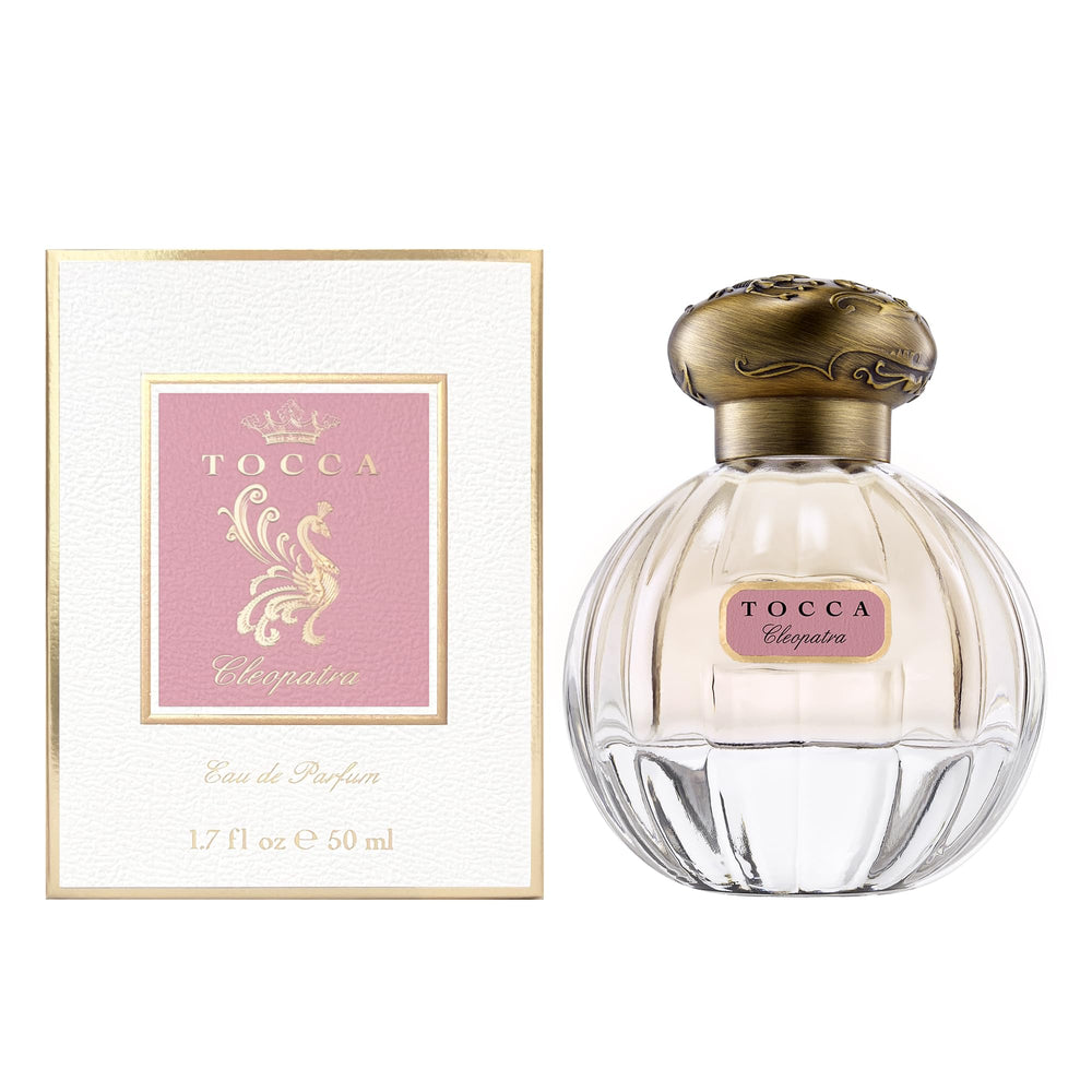 TOCCA Cleopatra note highlight featuring grapefruit and jasmine aromas.