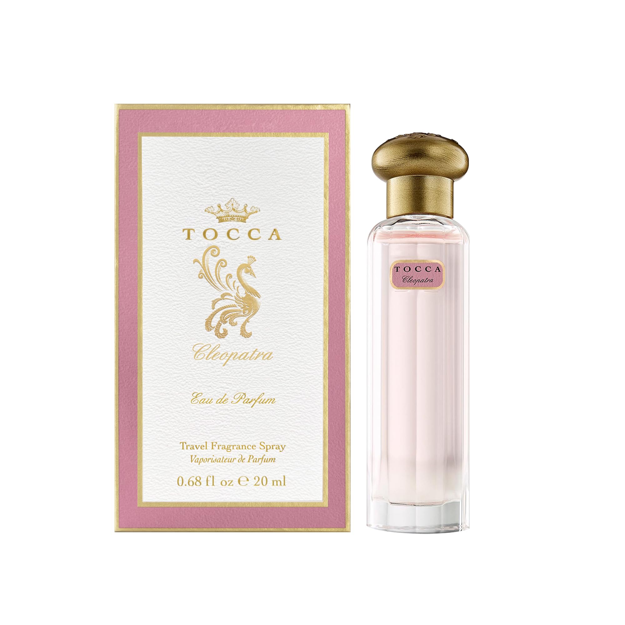 TOCCA Cleopatra vanilla musk warmth close-up, hinting at depth.
