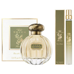 Tocca Florence bottle close-up highlighting floral notes for daily wear