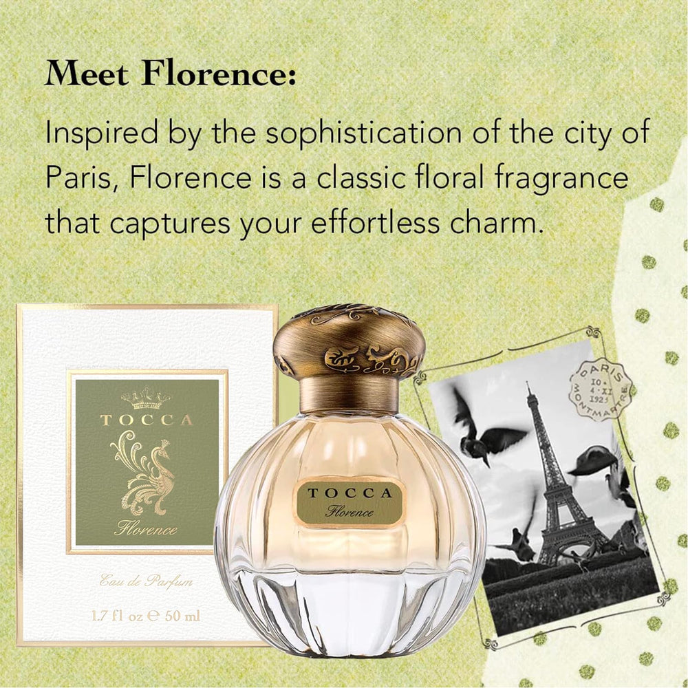 TOCCA Florence gift box, a thoughtful option for a timeless floral scent.