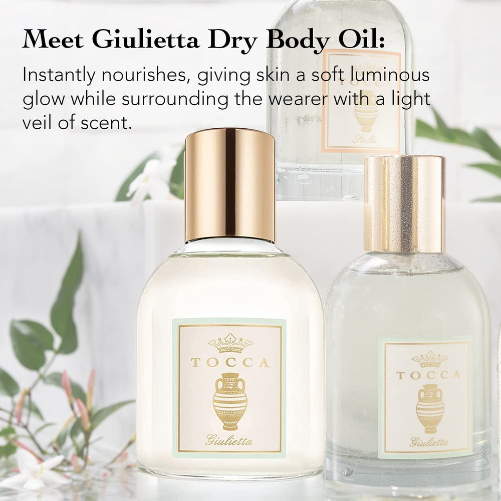 Tocca Giulietta pink tulips note emphasizes delicate floral scent for daily wear.