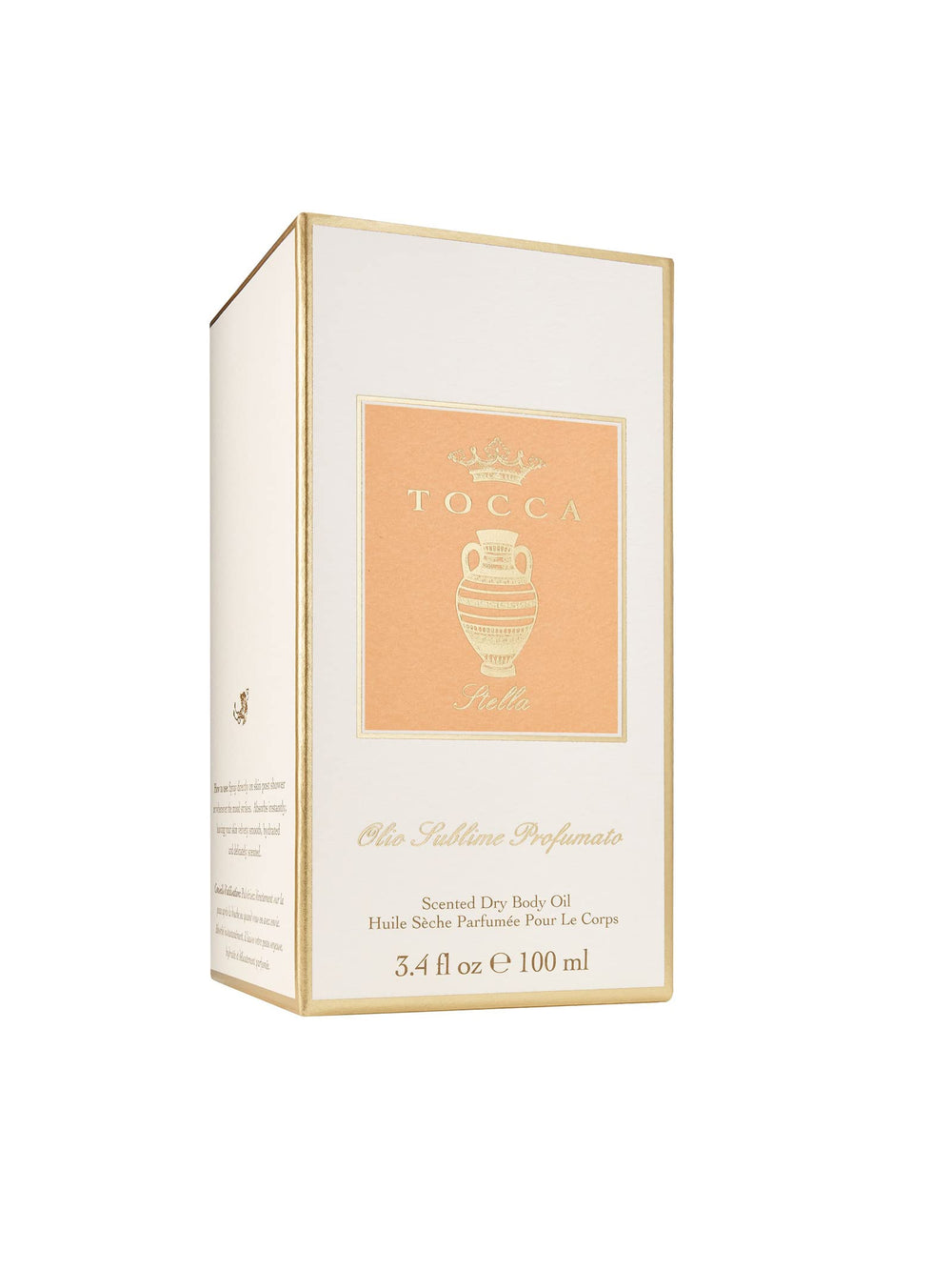 TOCCA Stella vegan argan and jojoba oil nourish without heaviness.