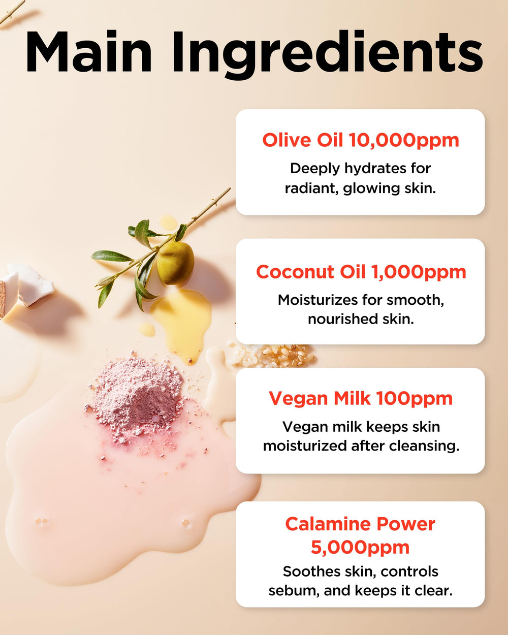 TOCOBO Calamine Pore Control Cleansing Oil olive and coconut oil in the formula