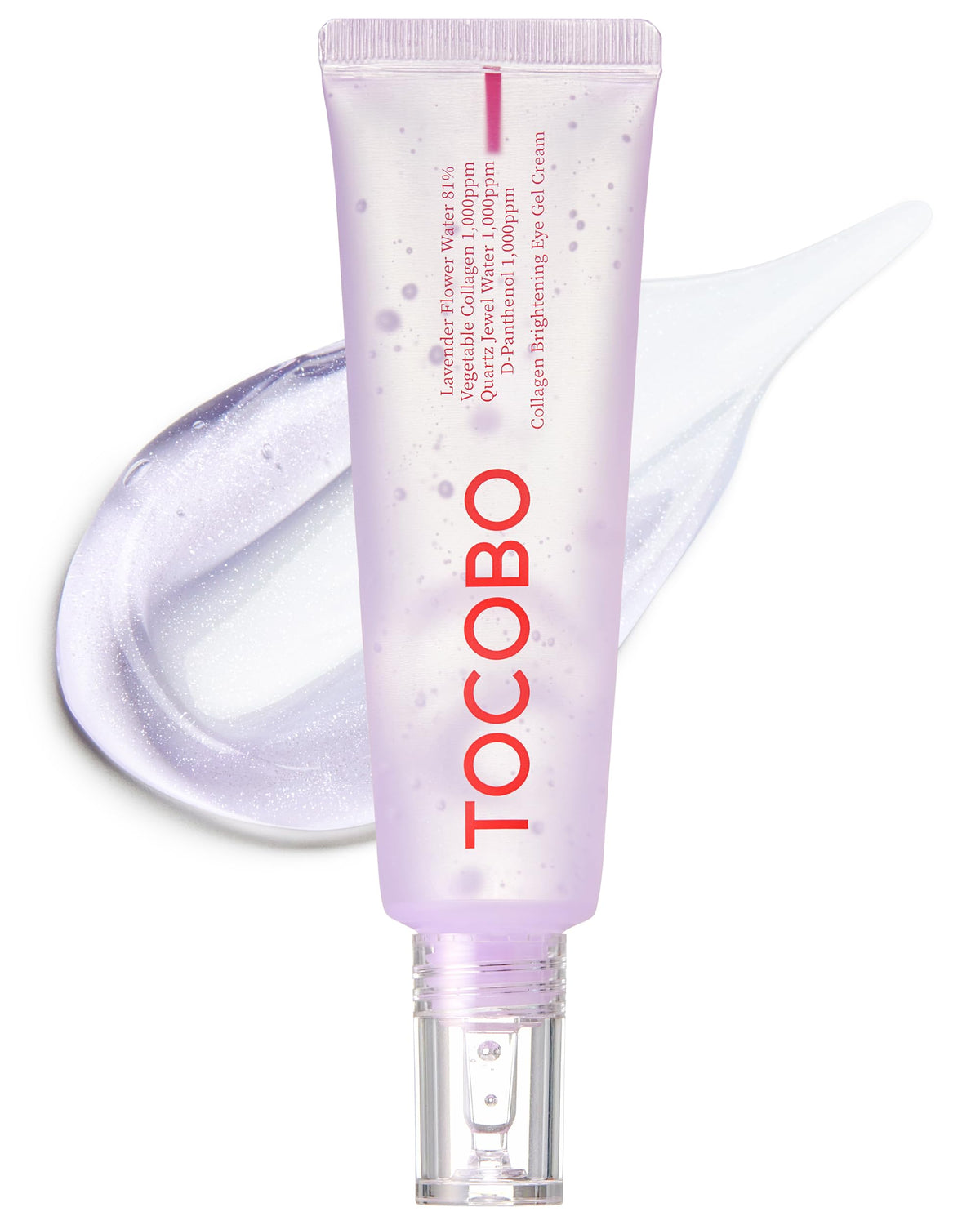 TOCOBO collagen brightening eye gel jar for radiant under-eye care.