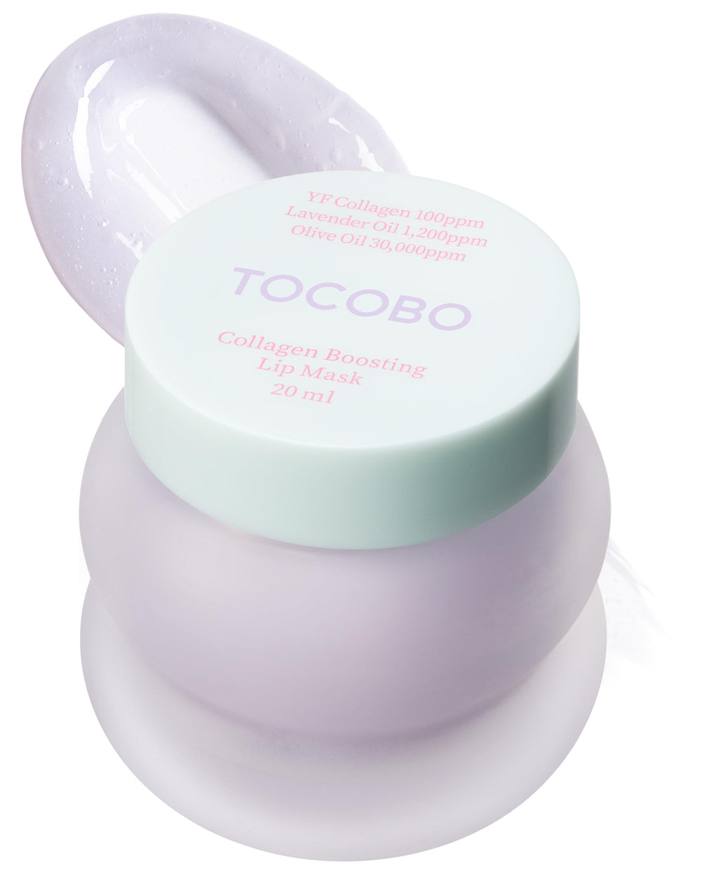 TOCOBO Collagen Lip Mask packaging shown for overnight hydration.