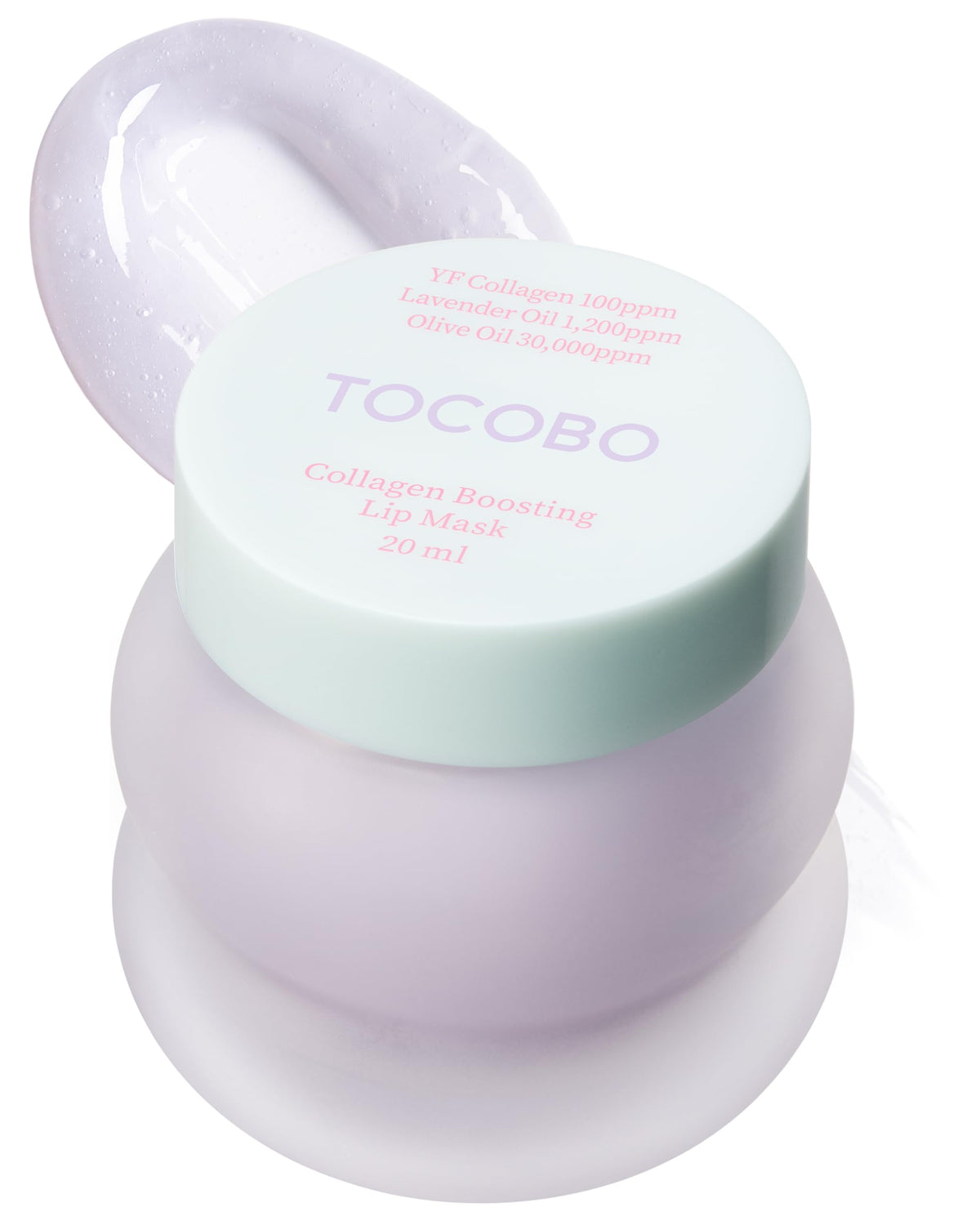 TOCOBO Collagen Lip Mask packaging shown for overnight hydration.