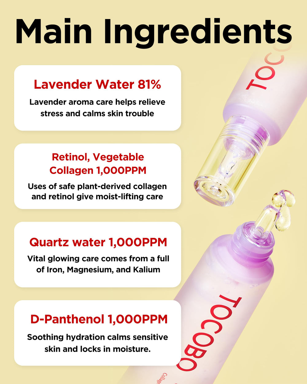 TOCOBO D-Panthenol calming under-eye area with gentle hydration.