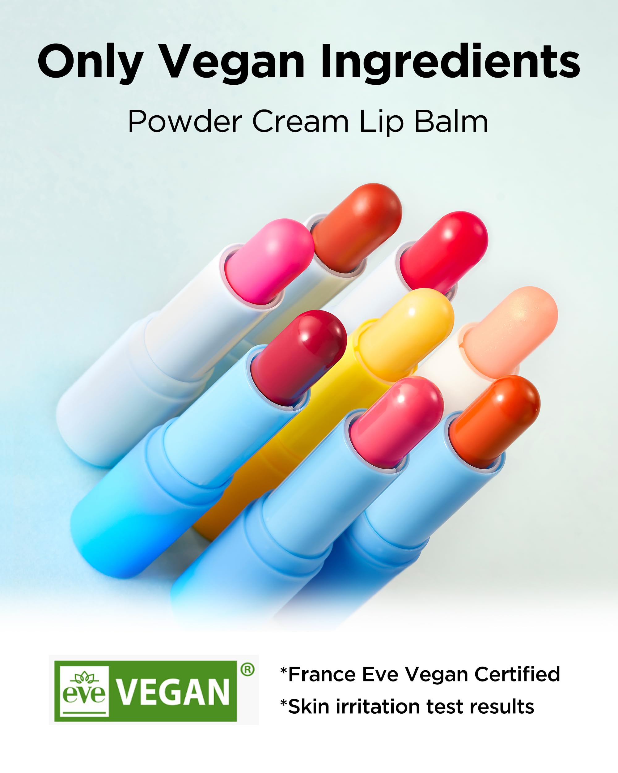 TOCOBO Powder Cream Lip Balm Rose Burn close-up communicates nourishing oils for lips