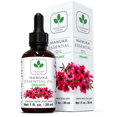 TODICAMP Manuka oil bottle closeup for pure potency and easy application