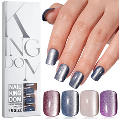 TOGZOM 120-piece square press-on nails for quick at-home manicures.