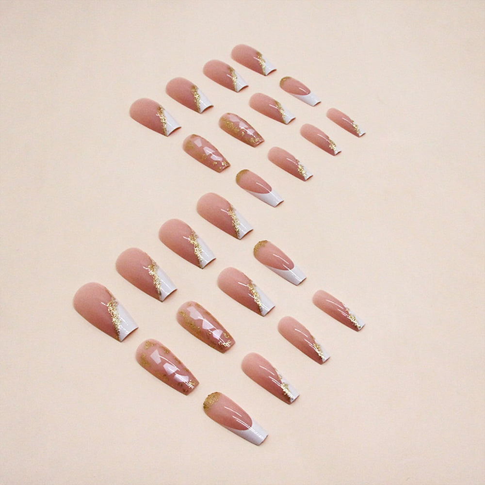 TOGZOM white tip nails for a clean, modern manicure.