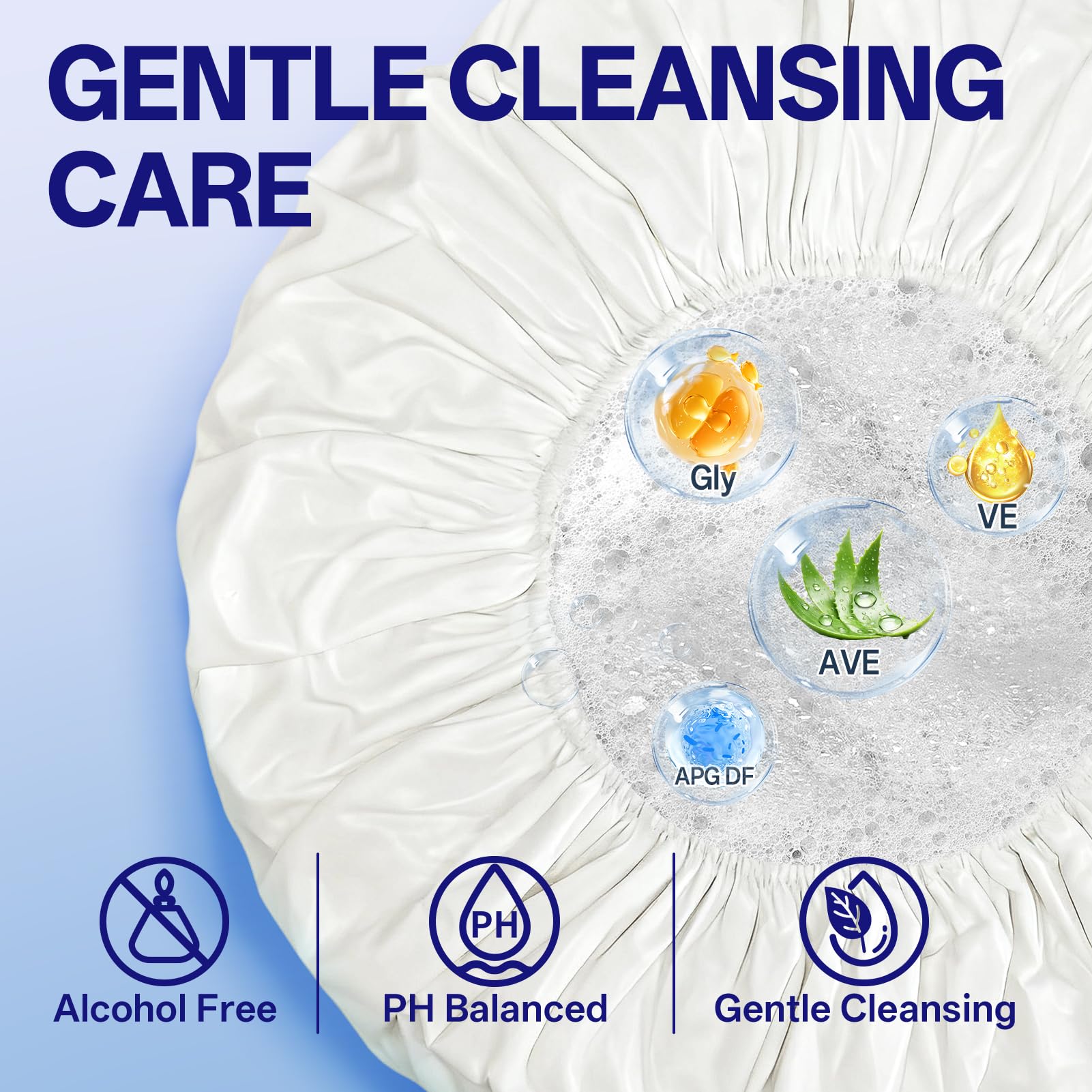 Tolnetr aloe vera infused cap providing scalp cleansing without water