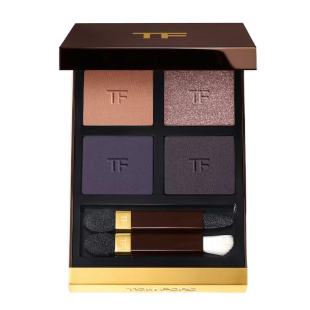 Tom Ford Eye Color Quad Creme Iconic Smoke palette for versatile day to night looks.