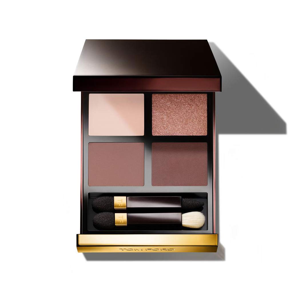 Tom Ford Eye Color Quad Sous Le Sable shows four cohesive shades for easy day-to-night looks.