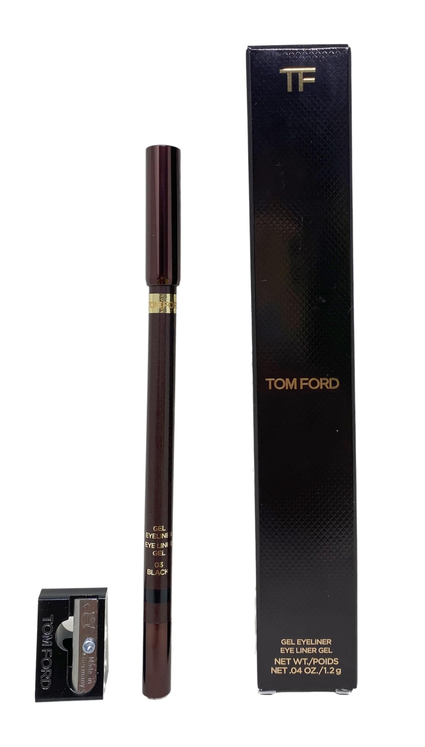 Tom Ford Gel Eyeliner 03 Black creates a precise line for defined, versatile eye definition.