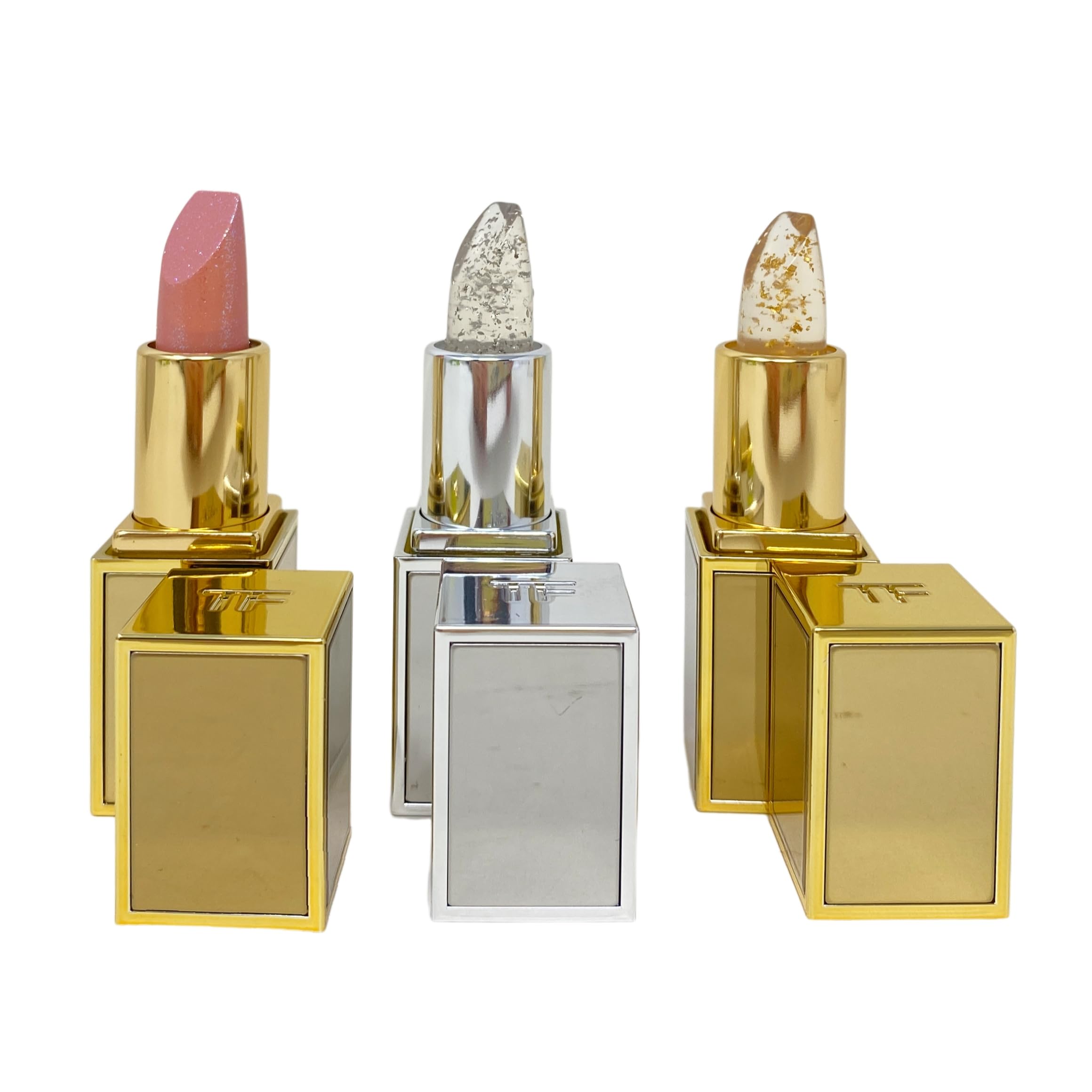 Tom Ford Soleil Clutch Lip Set Soleil Neige blush shifts shade for personalized pink tint.