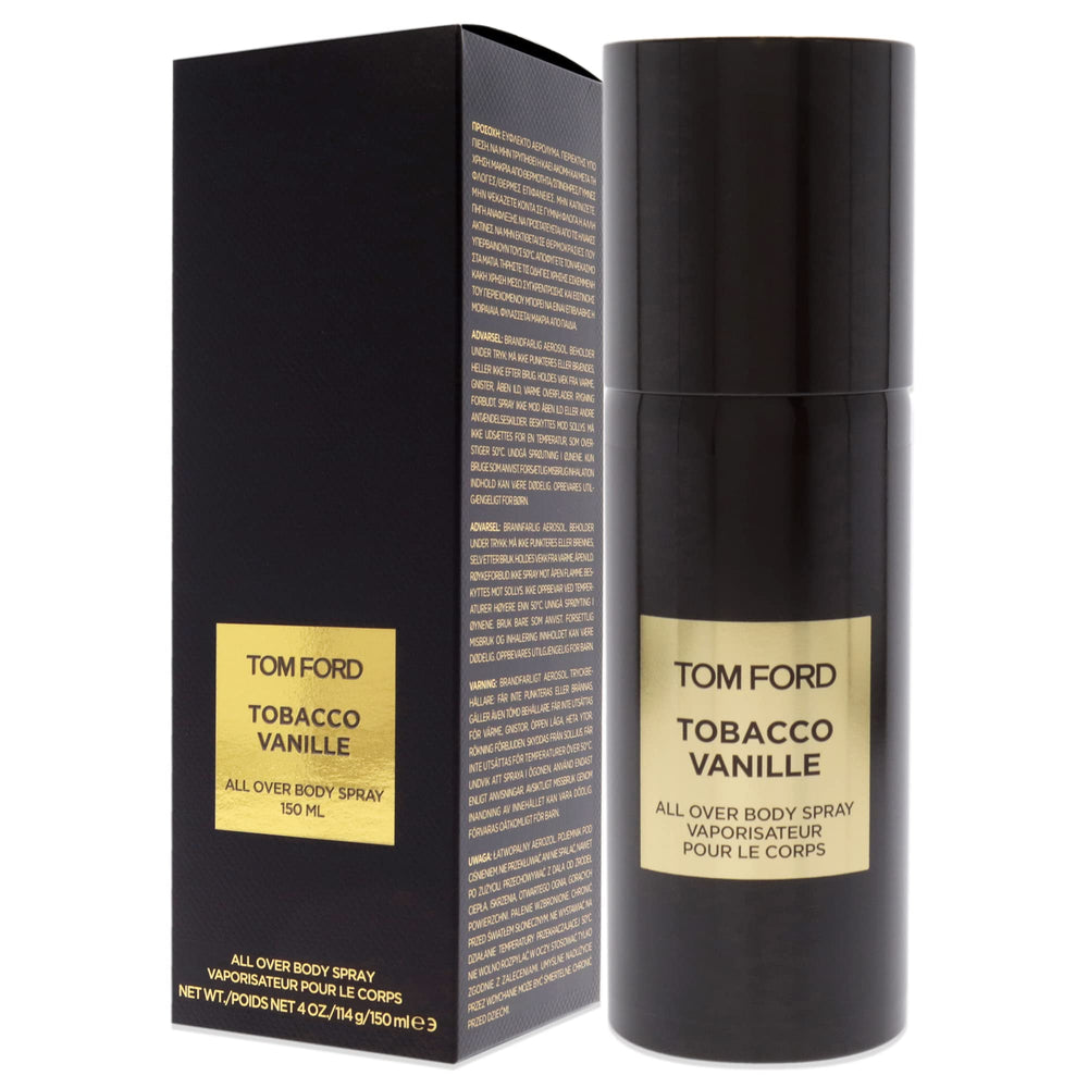 Tom Ford Tobacco Vanille packaging, elegant gift-ready presentation.