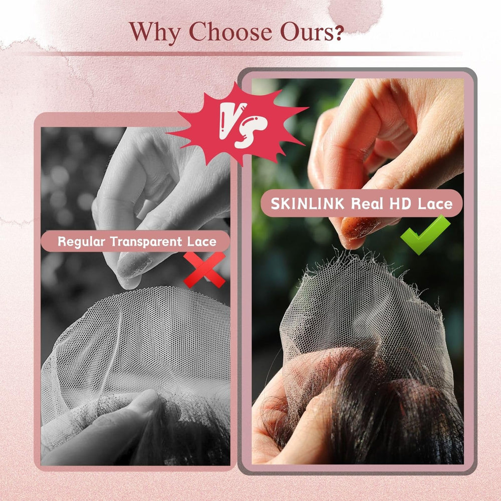 TOMAFUN Brazilian virgin hair frontal shows skin-friendly shine and softness.