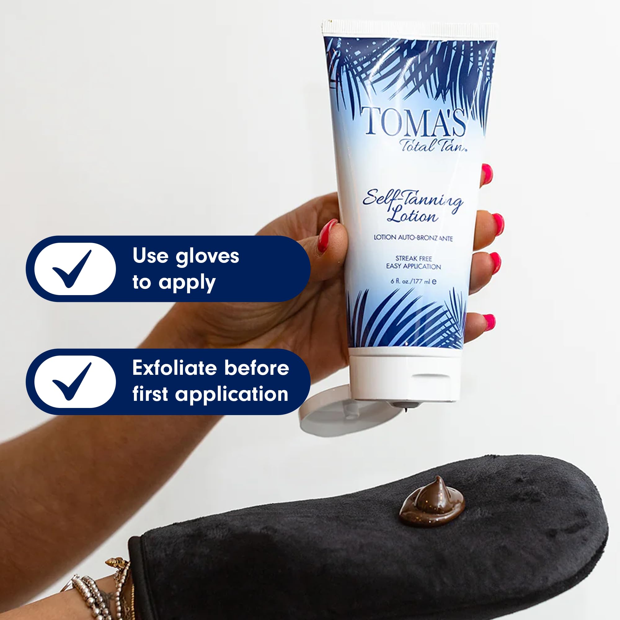 TOMAS TOTAL TAN demonstrates neck-to-legs coverage for seamless tone.