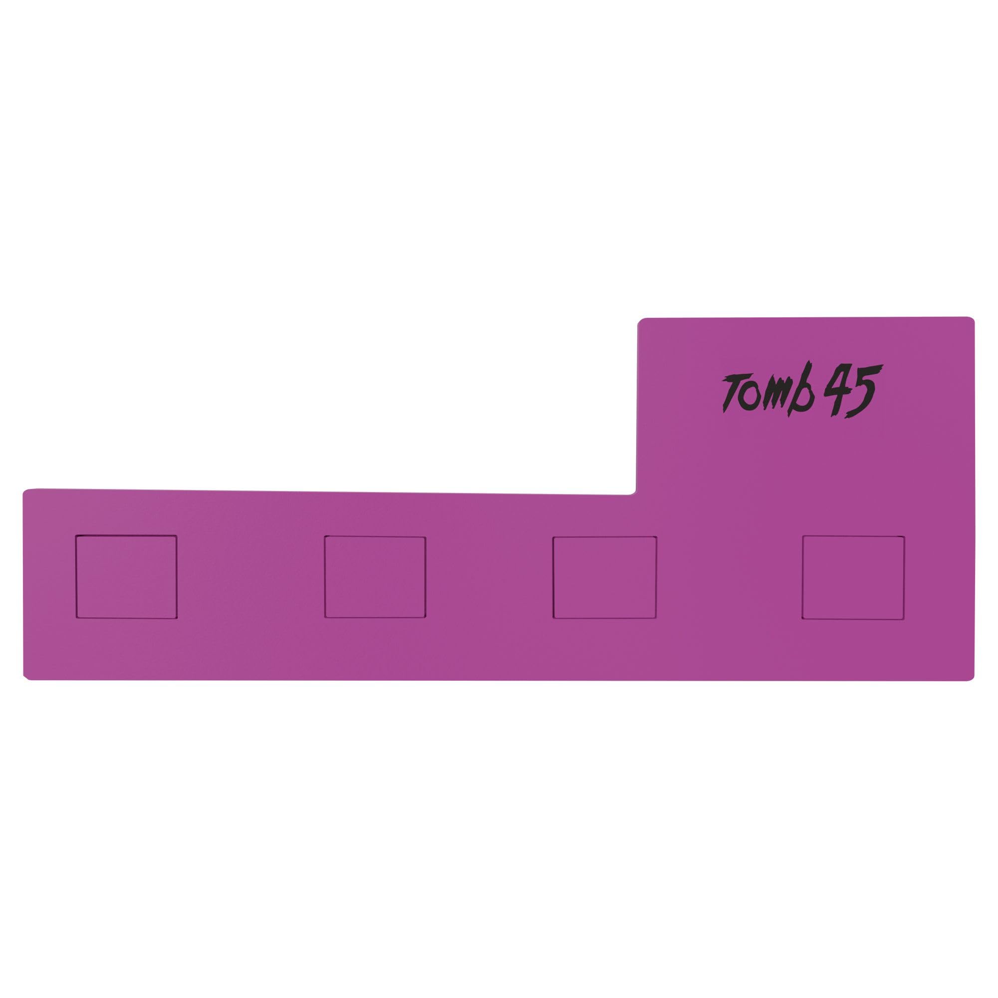 Tomb 45 easy setup tool holder simplifies insertion and removal