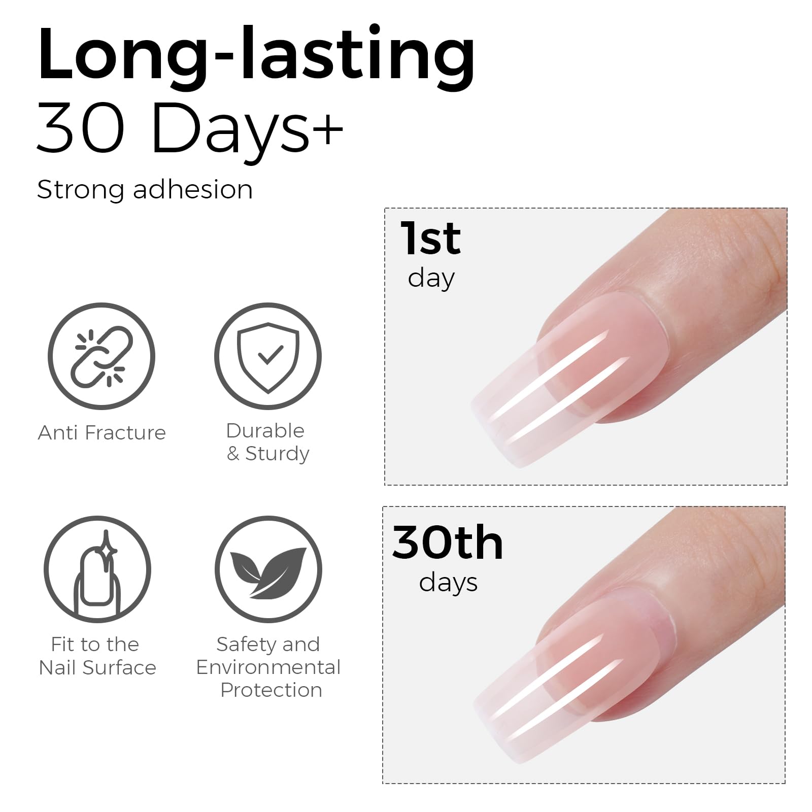 TOMICCA 4 in 1 glue dries clear and non-yellowing
