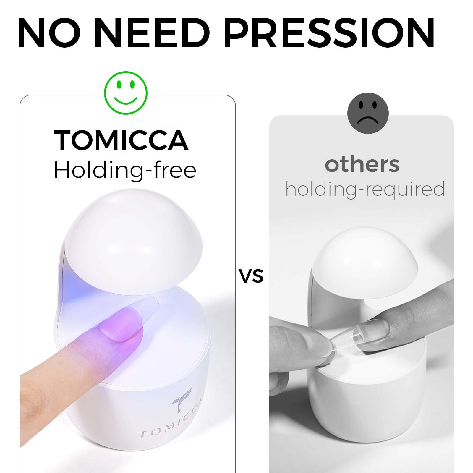 TOMICCA glue works on flat and curved beds for secure adhesion