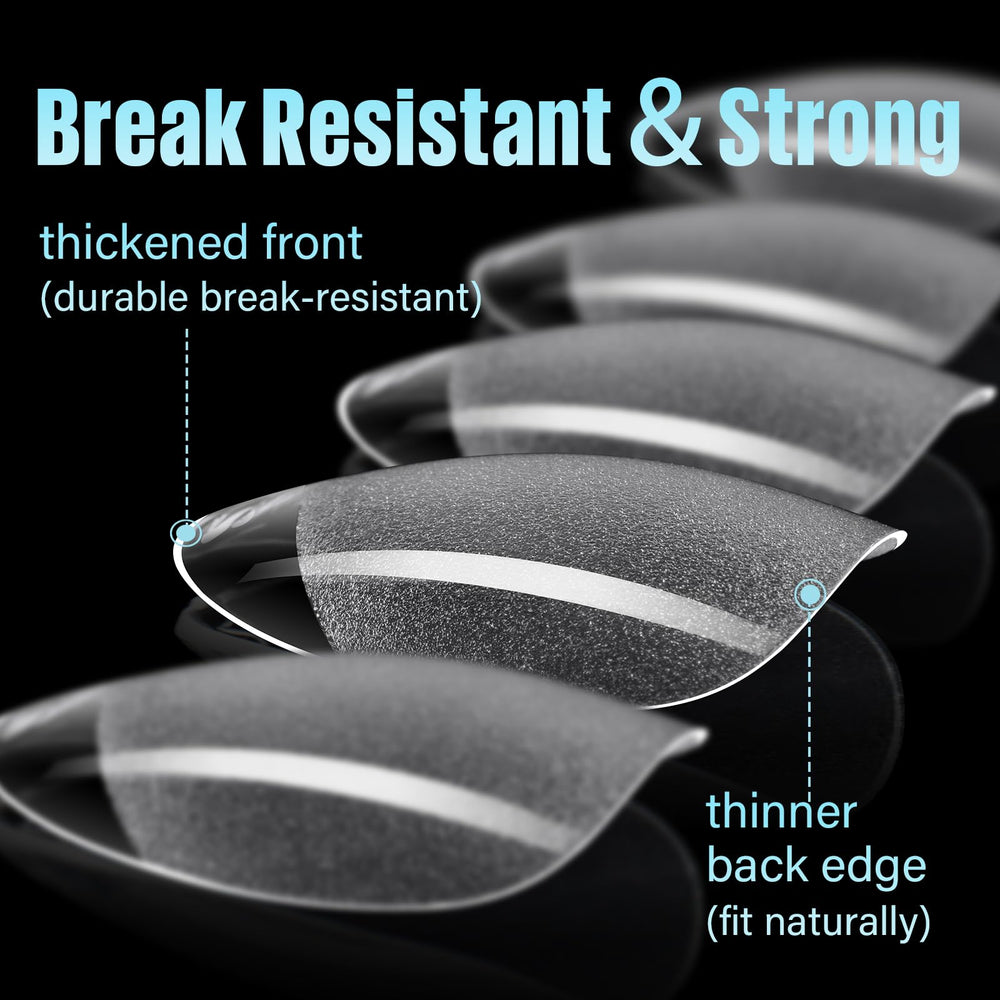 TOMICCA breathable soft acrylic nails offer comfortable wear and durability