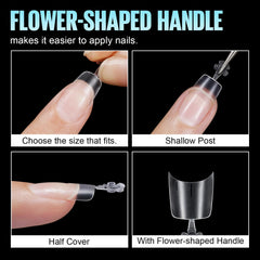 TOMICCA tips in 12 numbered sizes for fast manicure fitting