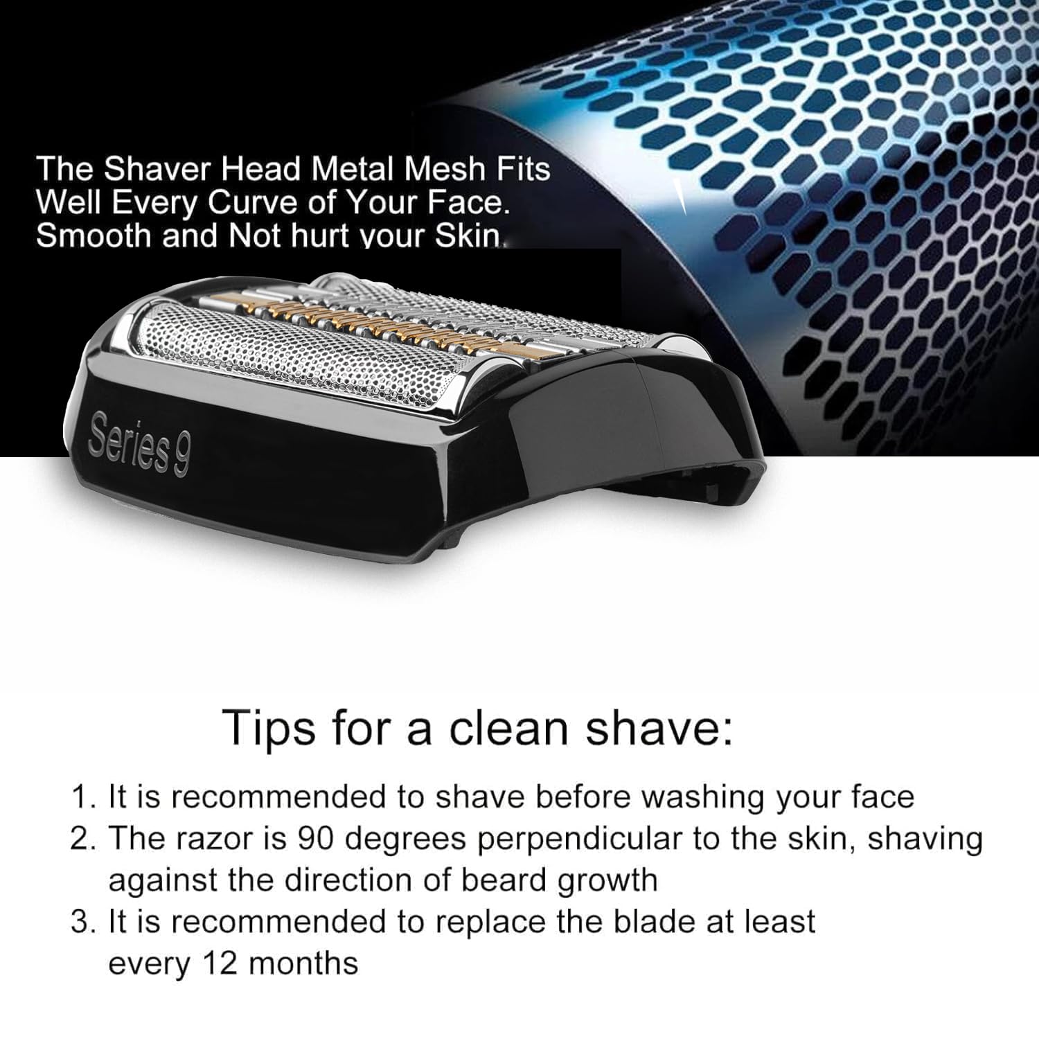 Tomorrow Will Be Better Series 9 stainless steel mesh skin-friendly design