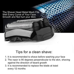 Tomorrow Will Be Better Braun Series 3-compatible 2-pack replacement heads maintain performance