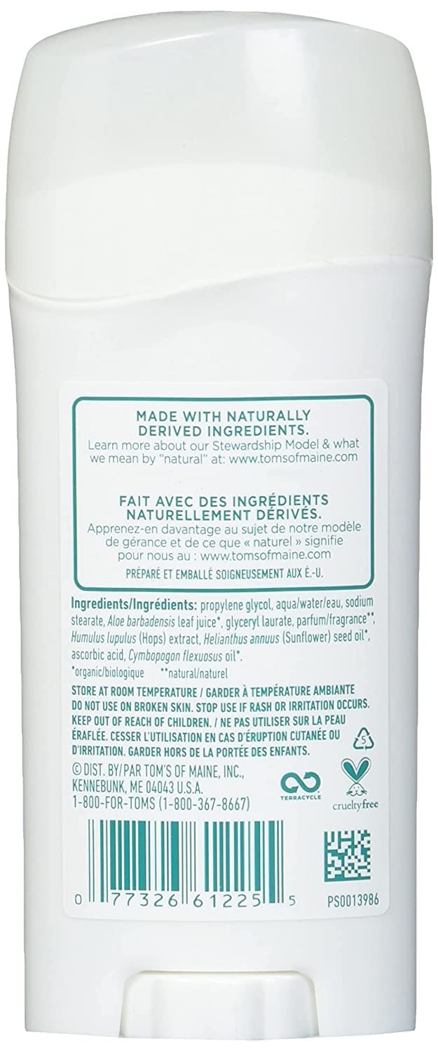 Aluminum-free formula from Tom's of Maine is suitable for sensitive skin.
