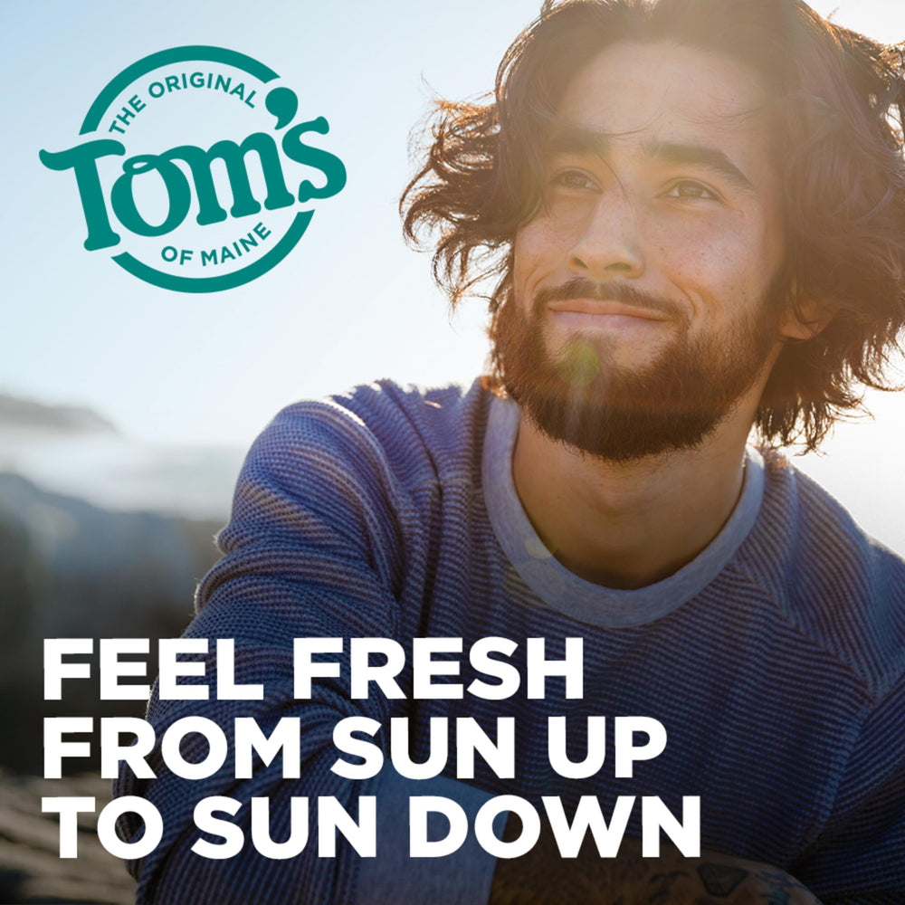Tom's of Maine Mountain Spring deodorant front view showing natural fragrance