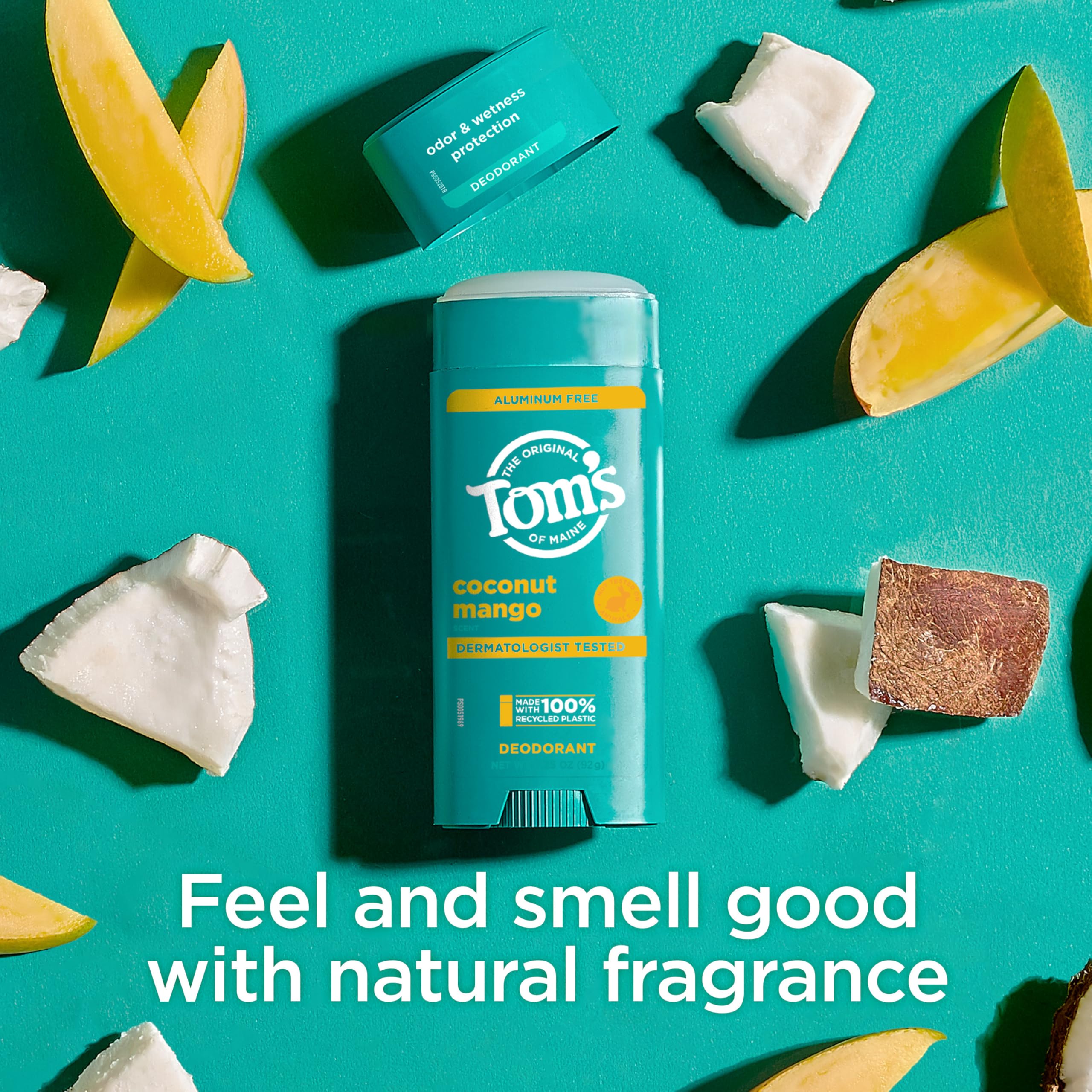 Natural Coconut Mango fragrance from Tom's of Maine deodorant.