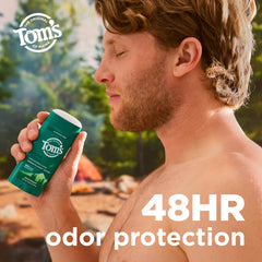 Herbal blend aroma of cypress lavender and cedar in North Woods deodorant