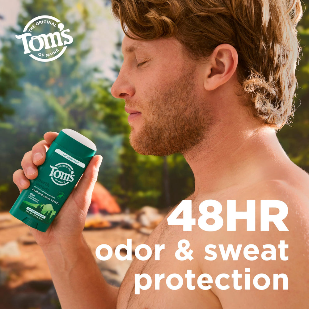 Tom’s of Maine North Woods green herbal blend with cedar and lavender notes