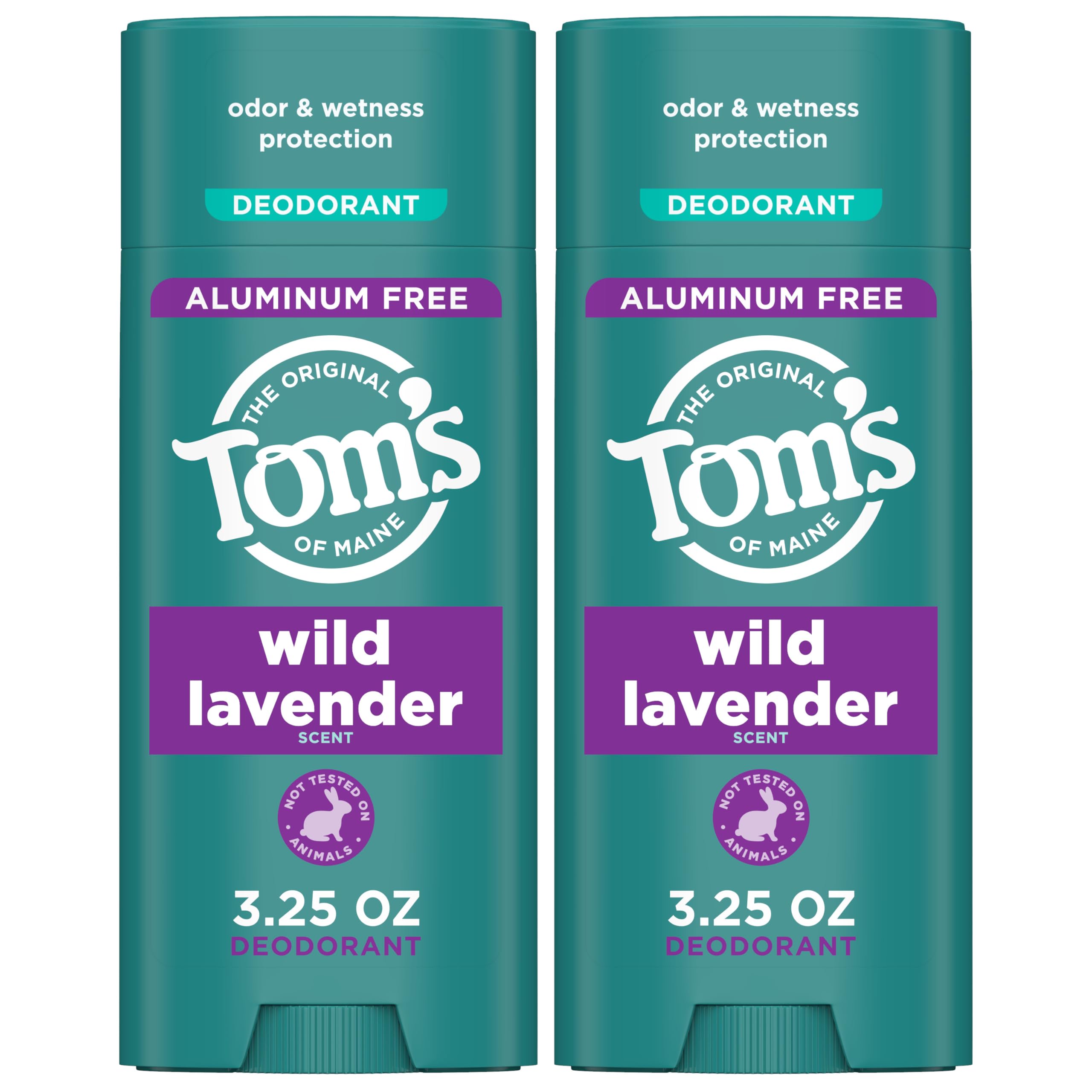 Tom’s of Maine Wild Lavender deodorant bottle for daily freshness