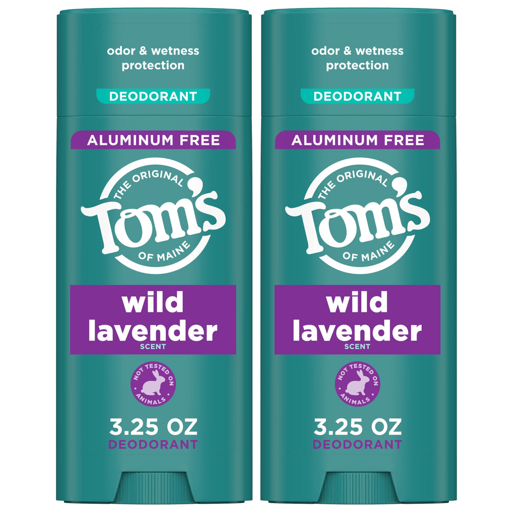 Tom’s of Maine Wild Lavender deodorant bottle for daily freshness