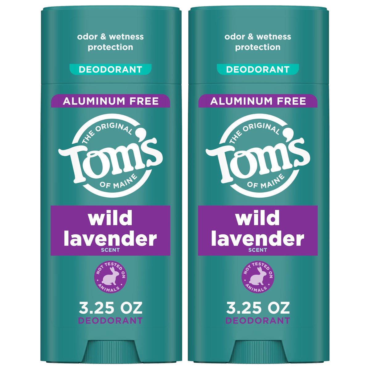 Tom’s of Maine Wild Lavender deodorant bottle for daily freshness