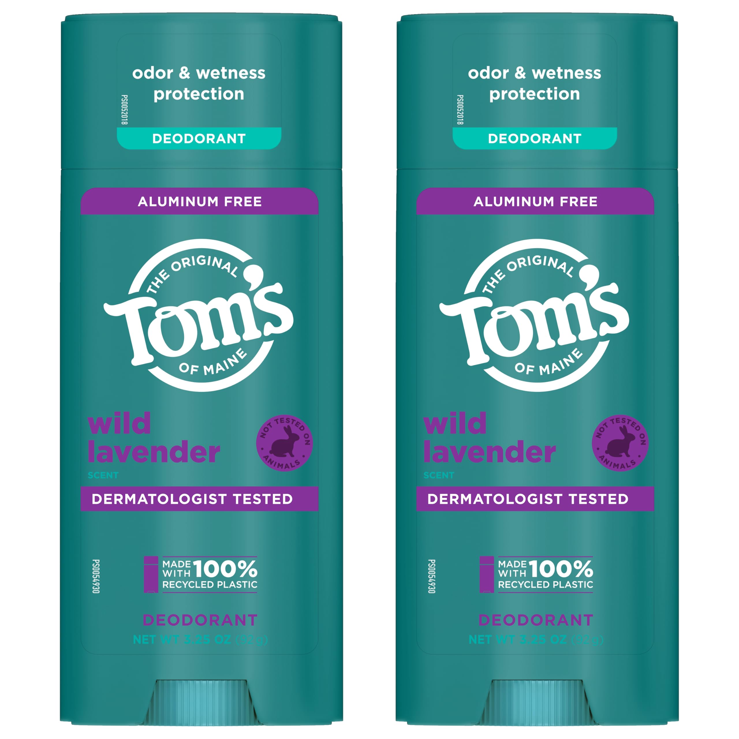 Display of Tom’s of Maine Wild Lavender with lavender bergamot notes