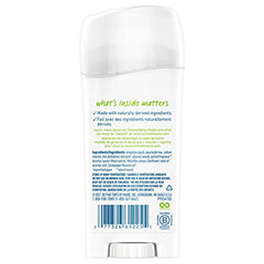 Front packaging of Tom's of Maine Wild Lavender aluminum-free deodorant