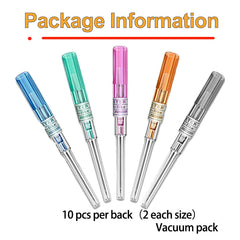 TONBAO EO gas sterilized catheter needles for clean piercings