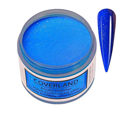 TONES Coverland Blue Splash powder for vibrant color and smooth sculpting.