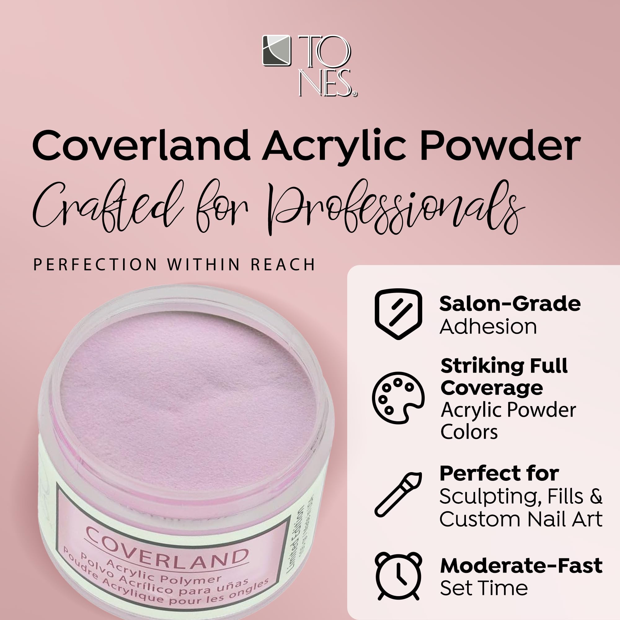 TONES Coverland Cakepop nail-art demo with precise shaping